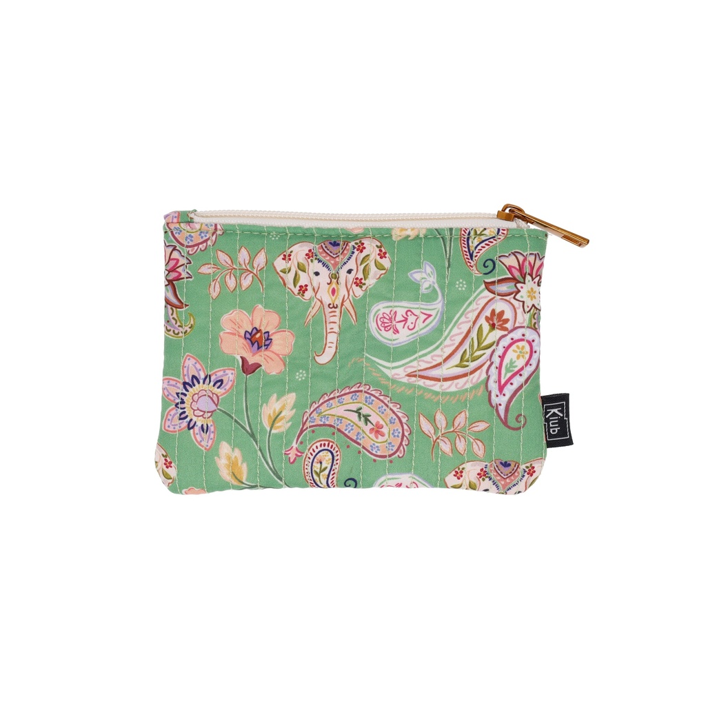 POCHETTE PLATE EN TISSU MATELASSE S ESPRIT CACHEMIRE