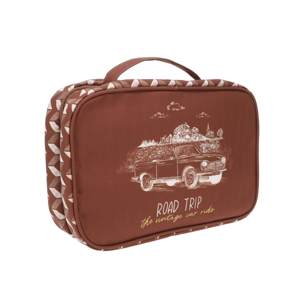 TROUSSE DE TOILETTES EN PU ROAD TRIP AUTO