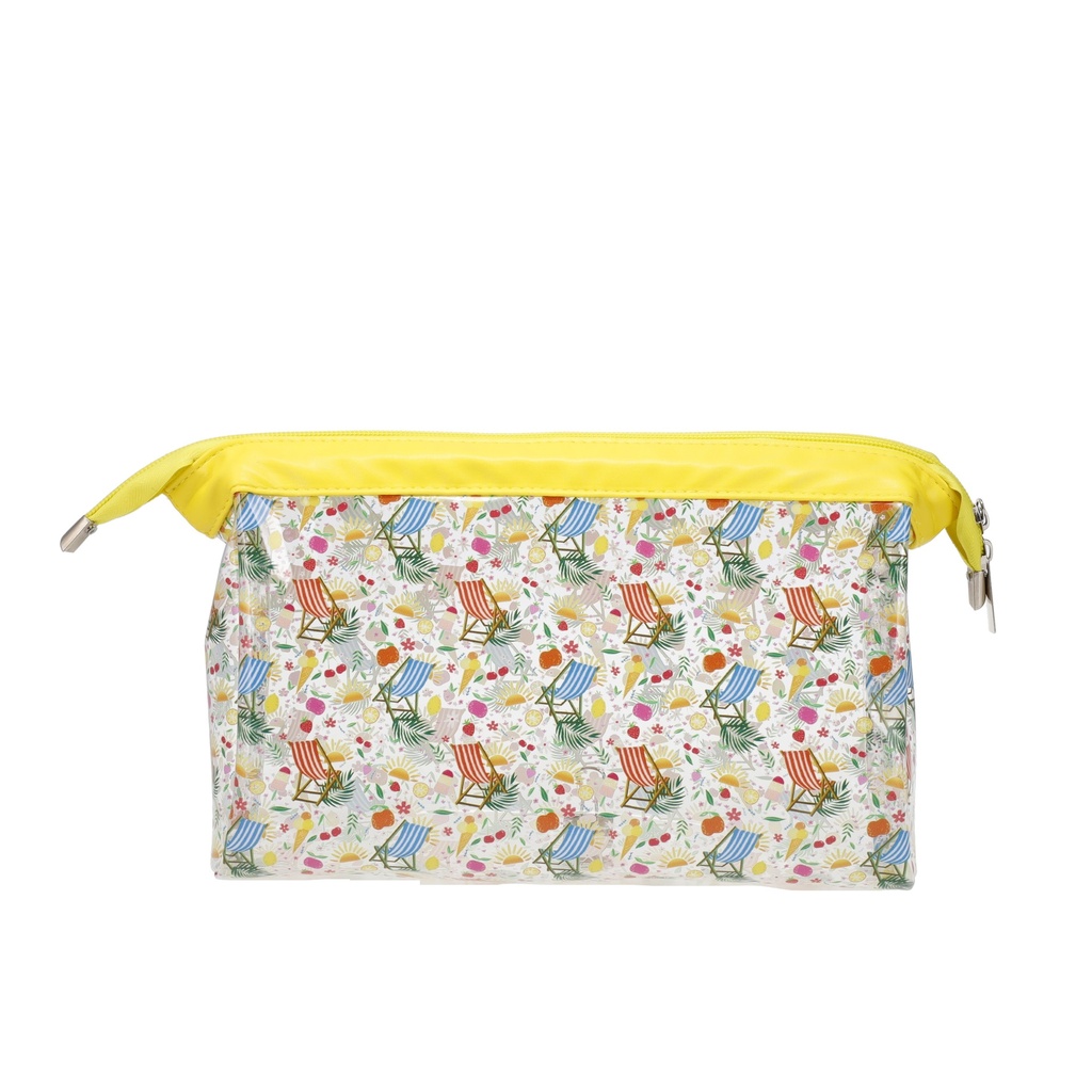 TROUSSE TOILETTE RECTANGULAIRE PVC TRANSPARENT ALL OVER 1 TRANSAT