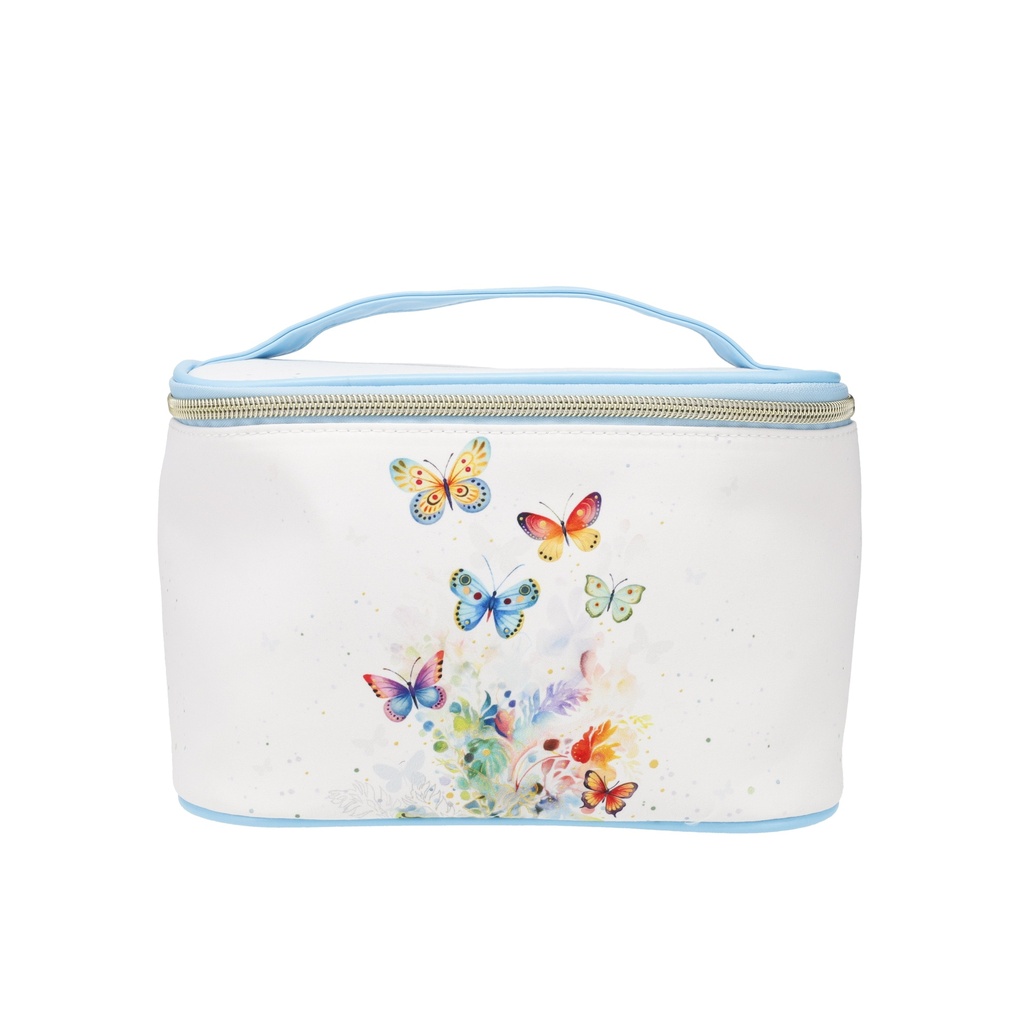 VANITY EN POLYCOTON AVEC LINING PORTFOLIO PAPILLONS