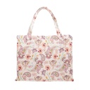 SAC CABAS XL EN TISSU MATELASSE ESPRIT CACHEMIRE