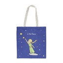 TOTE BAG EN CANVAS LE PETIT PRINCE BLEU LIBERTY
