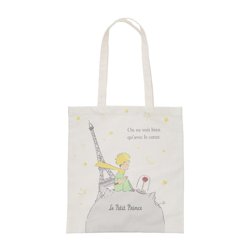 TOTE BAG EN CANVAS LPP A PARIS ROSE