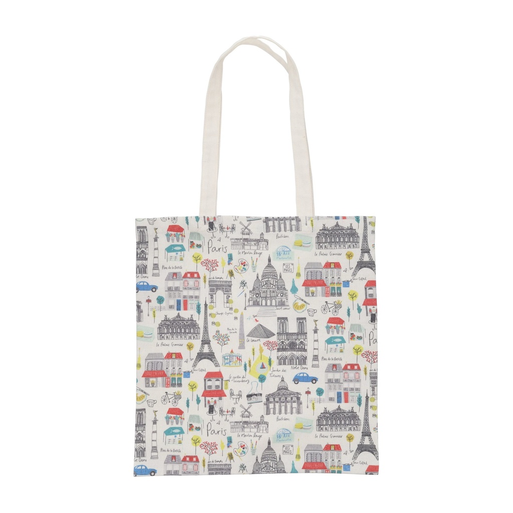 TOTE BAG EN CANVAS LE TOUT PARIS ALL OVER
