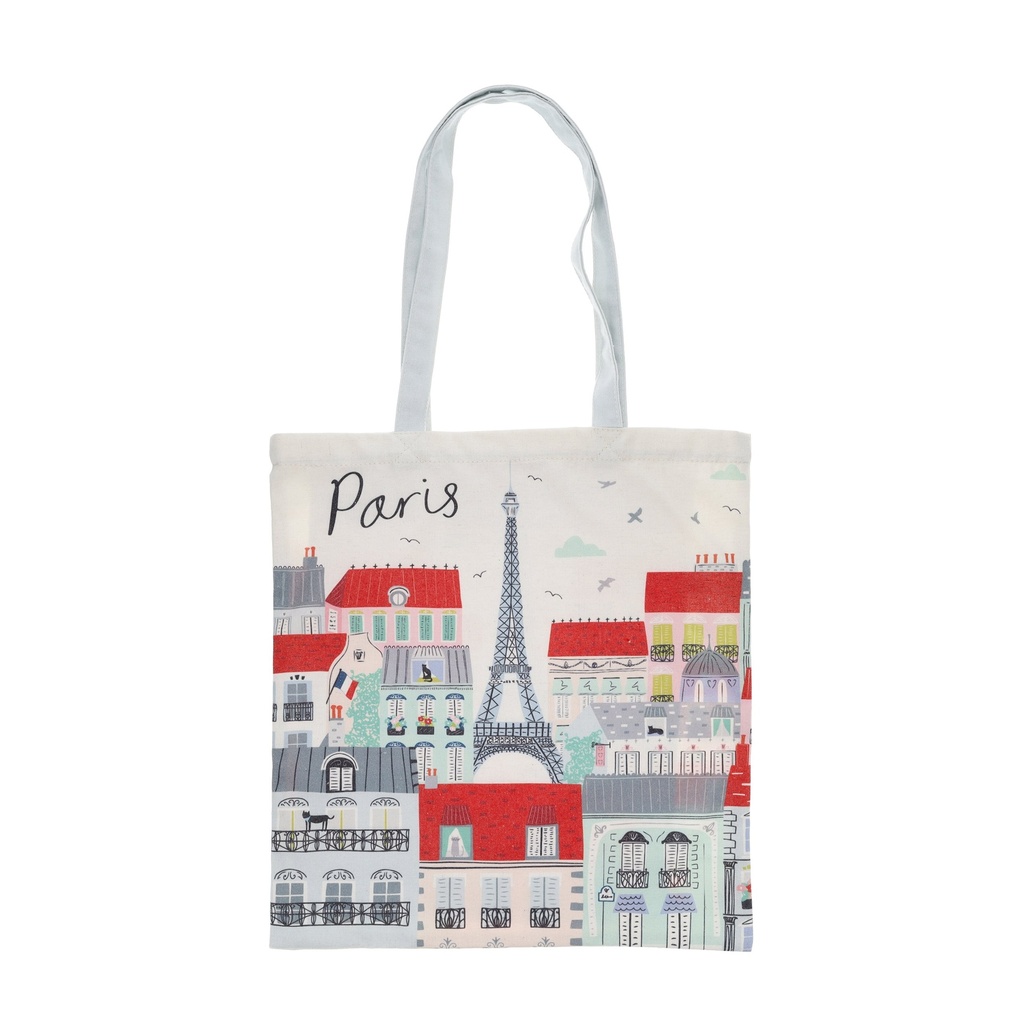 TOTE BAG EN CANVAS LE TOUT PARIS TOITS