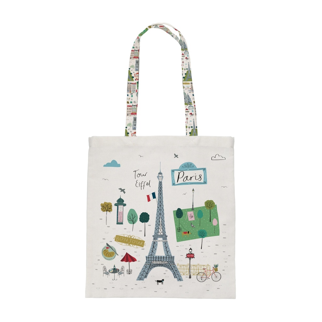 TOTE BAG EN CANVAS LE TOUT PARIS TOUR EIFFEL