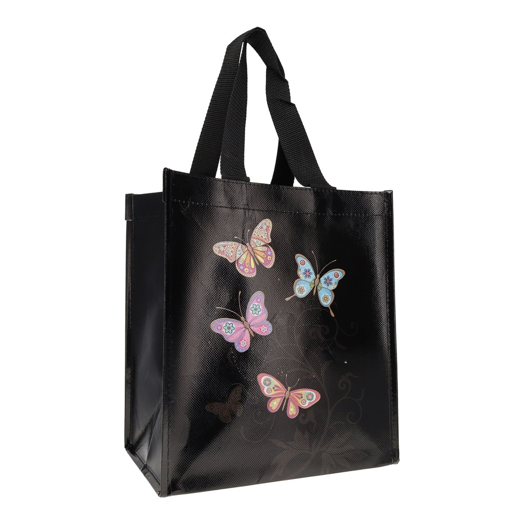 SAC CABAS EN PLASTIQUE RECYCLE JEWELS PAPILLONS
