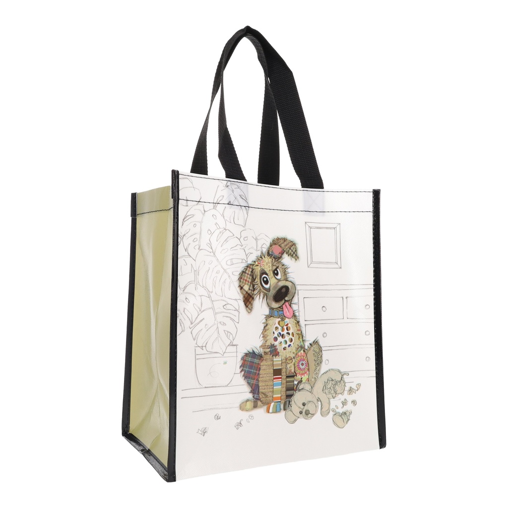 SAC CABAS EN PLASTIQUE RECYCLE KOOK CHIEN