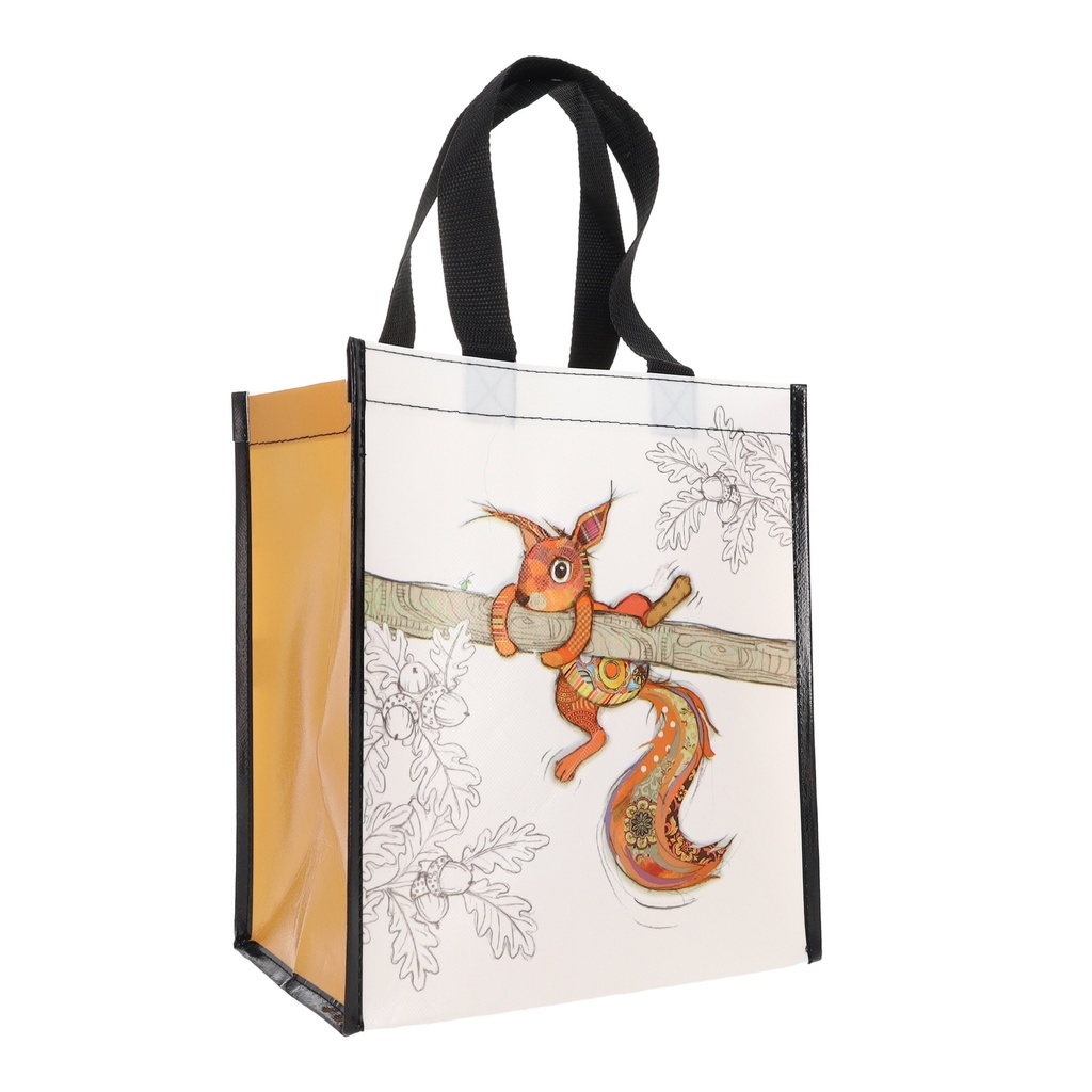SAC CABAS EN PLASTIQUE RECYCLE KOOK ECUREUIL