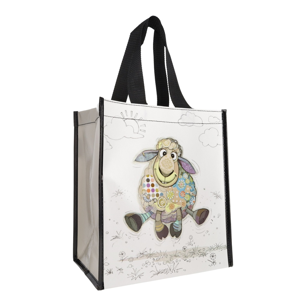 SAC CABAS EN PLASTIQUE RECYCLE KOOK MOUTON