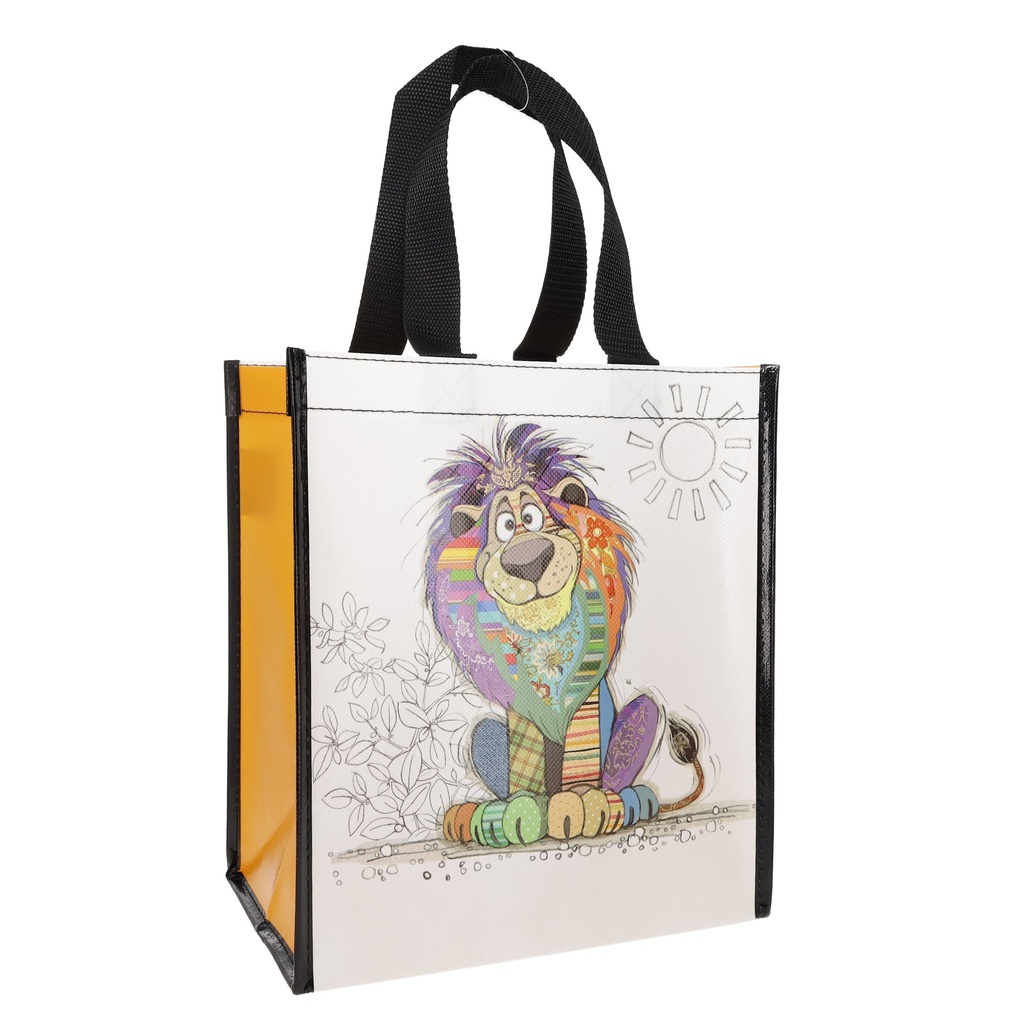 SAC CABAS EN PLASTIQUE RECYCLE KOOK LION