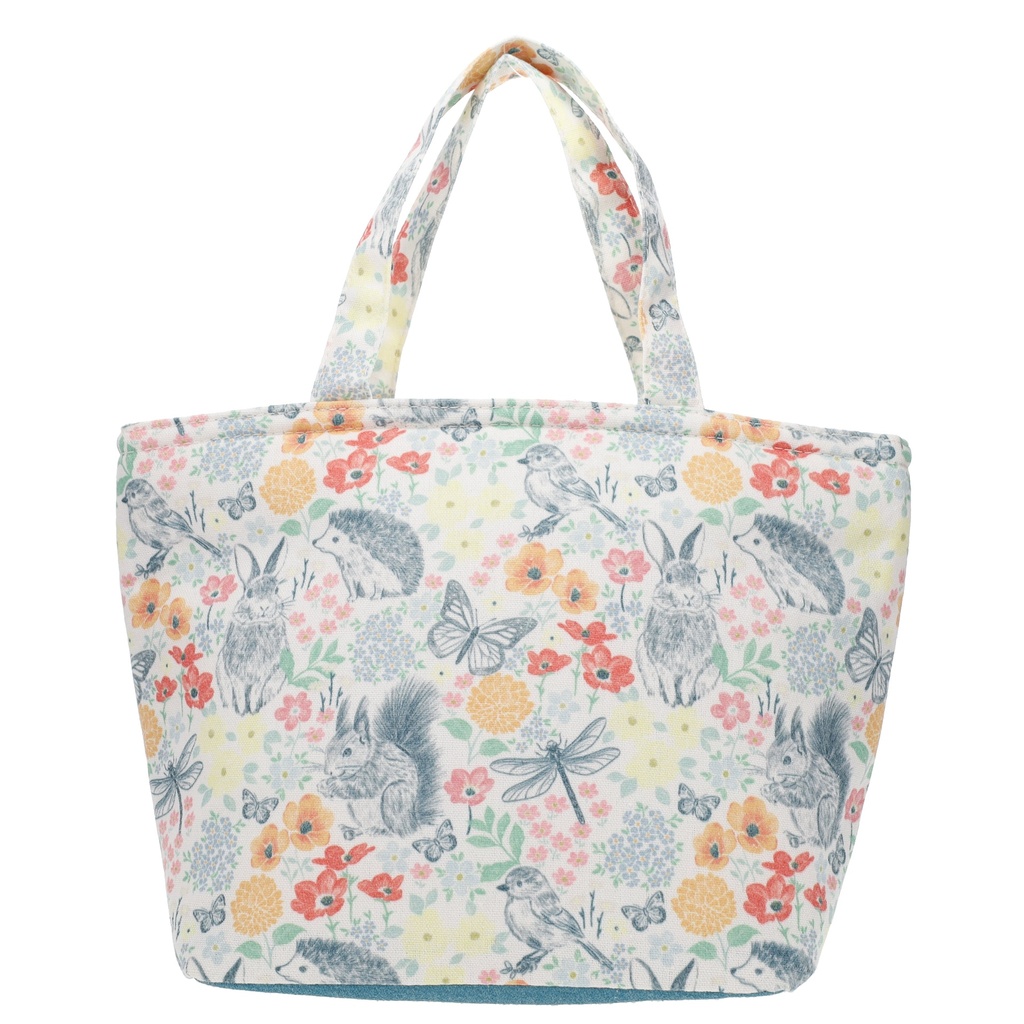 LUNCH BAG TRAPEZE ISOTHERME COTON JARDIN DES MERVEILLES