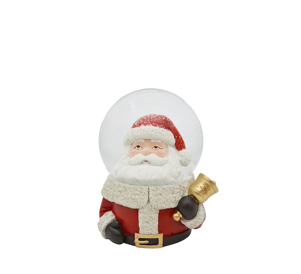 BOULE A NEIGE 100 MM TETE PERE NOEL