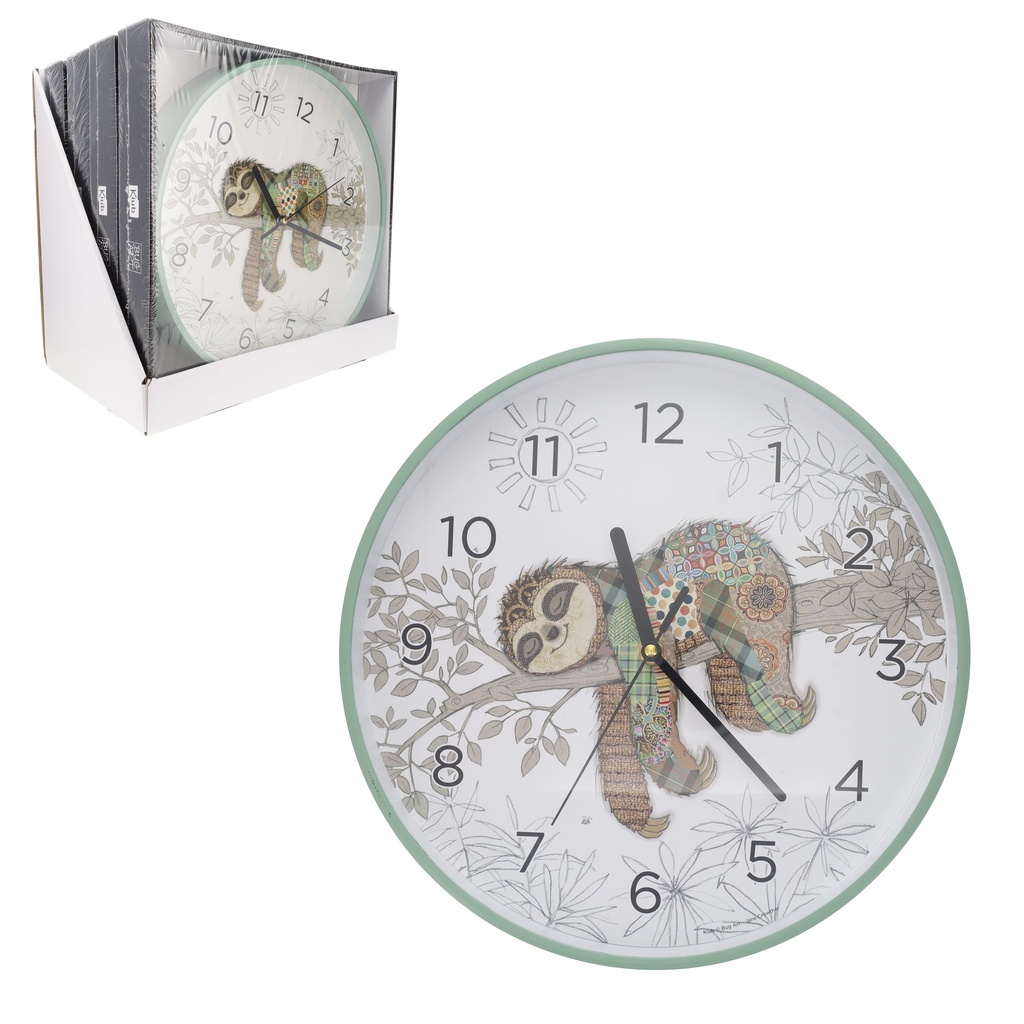 HORLOGE PLASTIQUE 30 CM KOOK PARESSEUX