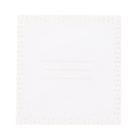 ENVELOPPE POUR CP 13 X 13 KIUB BLANCHE ET POIS