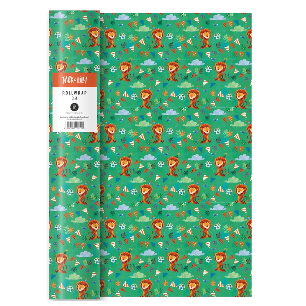 PAPIER CADEAU JACK AND LILY FOOTBALL
