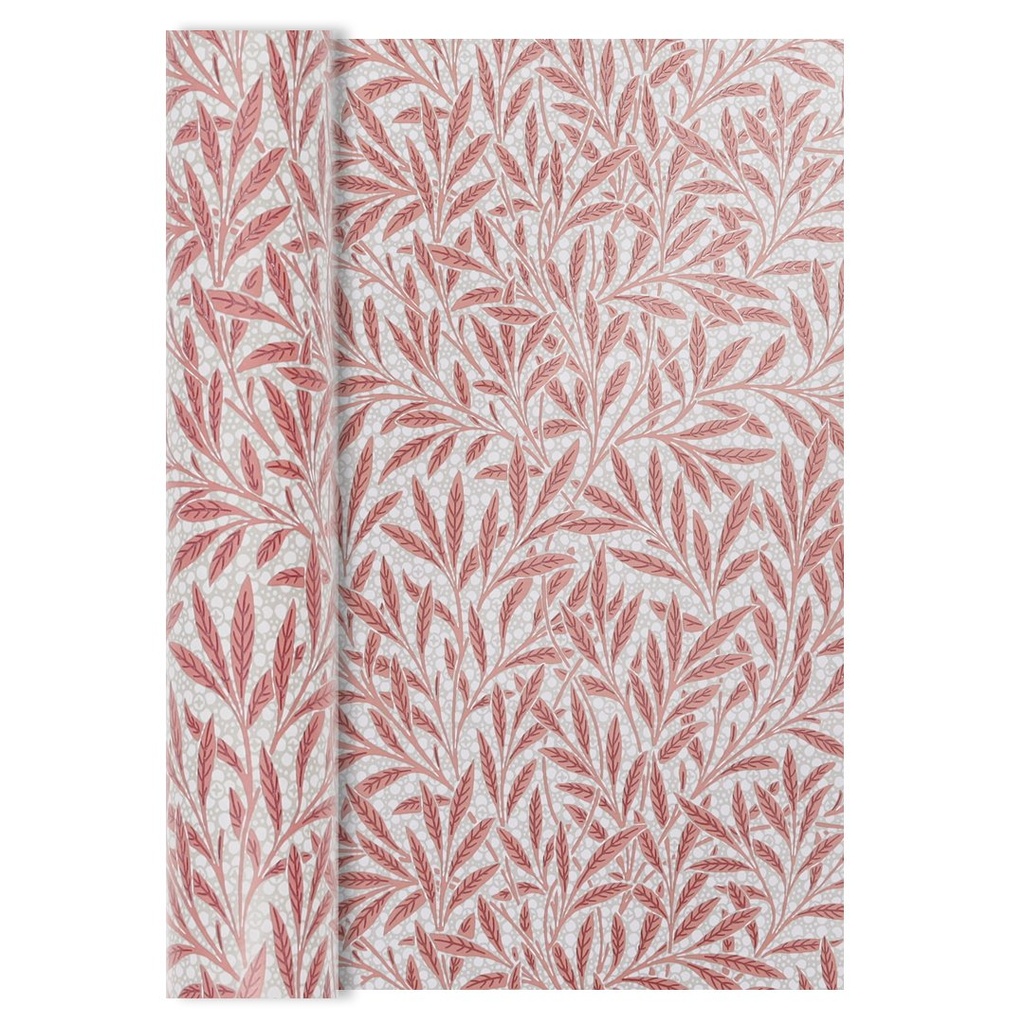 PAPIER CADEAU MORRIS FEUILLE ROUGE