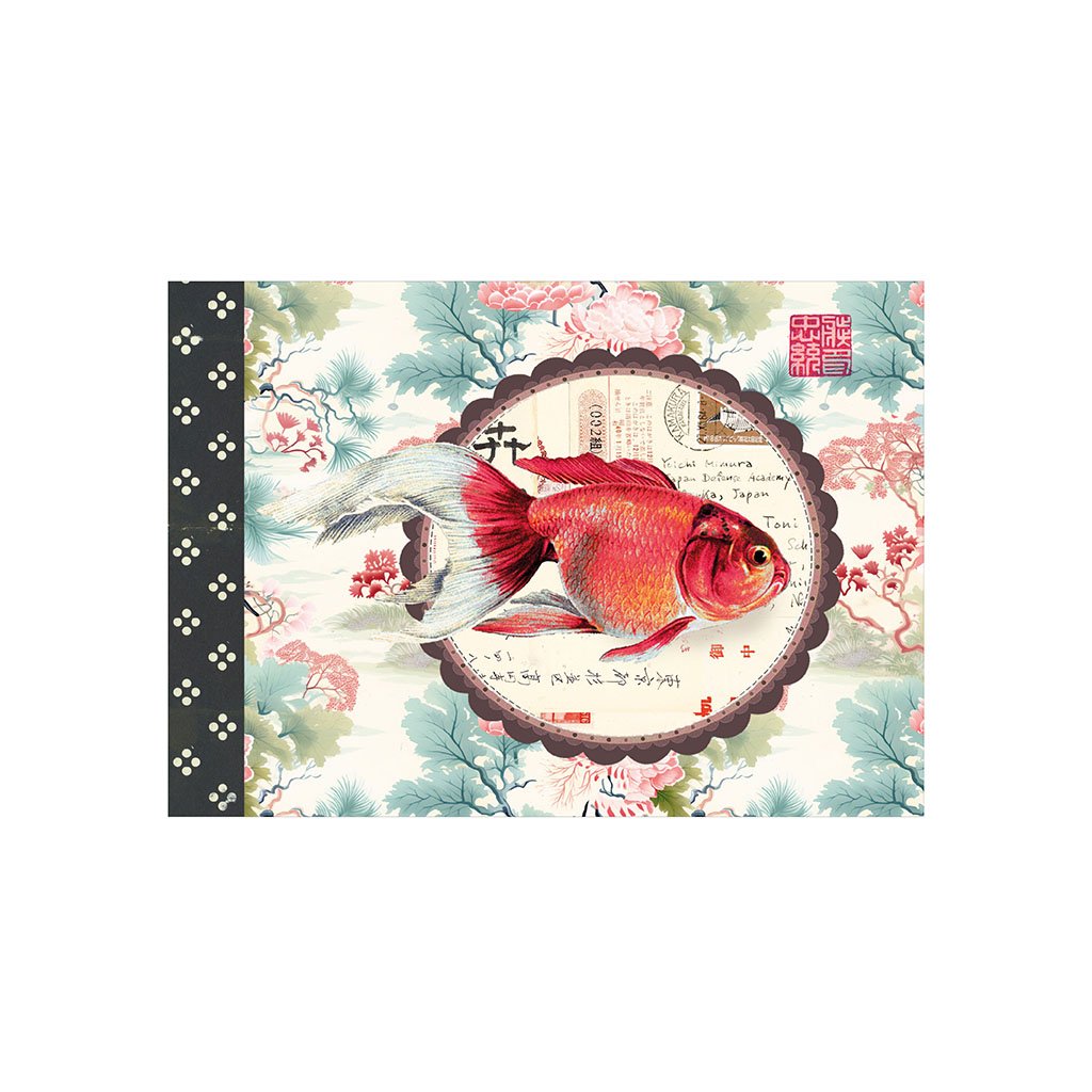 MINI CAHIER ILLUSTRE 48 PAGES 15 X 10 CM - KIMONO