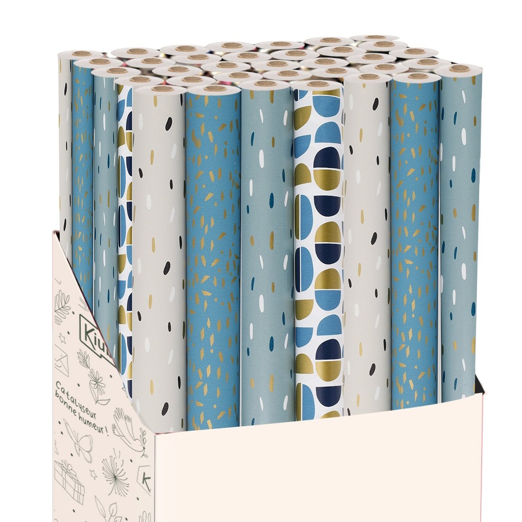 PAPIER CADEAU 2M KIUB GRAPHIQUE