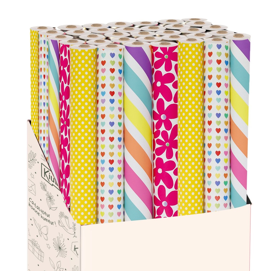 PAPIER CADEAU 2 M KIUB ESTIVAL