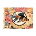 CAHIER ILLUSTRE 48 PAGES 21 X 15 CM - KIMONO