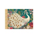 CAHIER ILLUSTRE 48 PAGES 21 X 15 CM - KANTI PAON BLANC