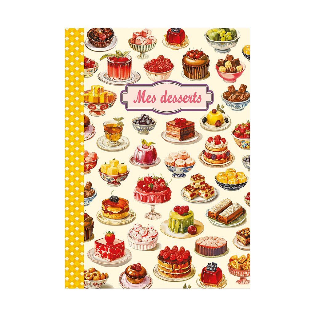 CAHIER A THEME 48 PAGES 15 X 21 CM - MES DESSERTS