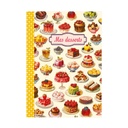CAHIER A THEME 48 PAGES 15 X 21 CM - MES DESSERTS