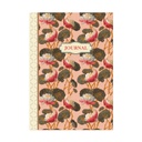 CAHIER A THEME 48 PAGES 15 X 21 CM - JOURNAL PATTERN POISSON ROSE