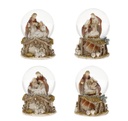 BOULE A NEIGE 45 MM RELIGIEUSE ASSORTIS BEIGE