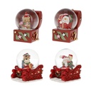 BOULE A NEIGE 45 MM NOEL PERSONNAGES