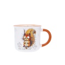 MUG TIMBALE EXPRESSO 125 ML KOOK ECUREUIL NOISETTE
