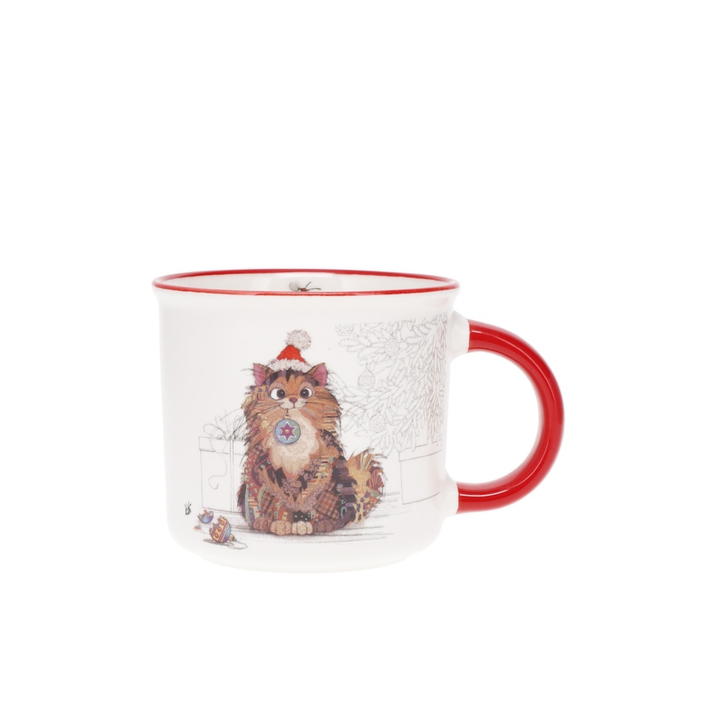 MUG TIMBALE EXPRESSO 125 ML KOOK NOEL CHAT ROUX