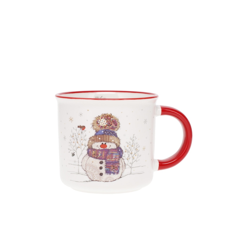 MUG TIMBALE EXPRESSO 125 ML KOOK NOEL BONHOMME DE NEIGE