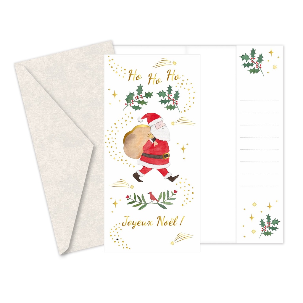 CARTE PORTE BILLETS LES JOYEUSES - AQUARELLE