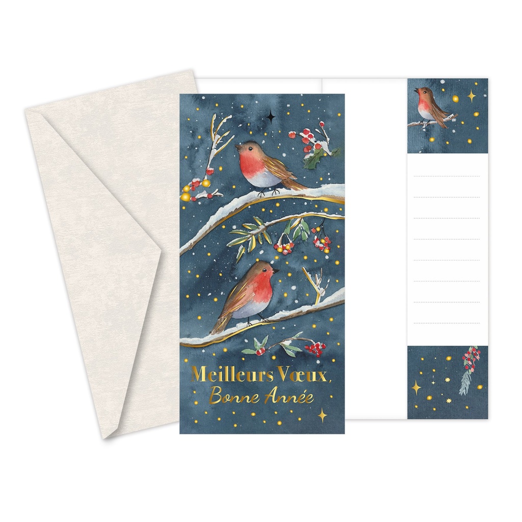 CARTE PORTE BILLETS LES JOYEUSES - AQUARELLE