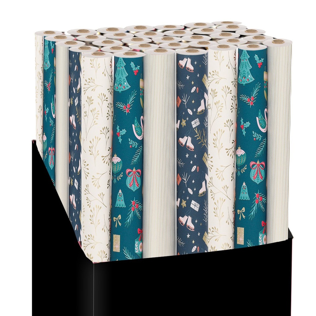 PAPIER CADEAU 2 M - 42 RLX - NOEL HIVER