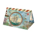 CARTE CHEVALET 3 VOLETS 10,5 X 7 + ENVELOPPE 