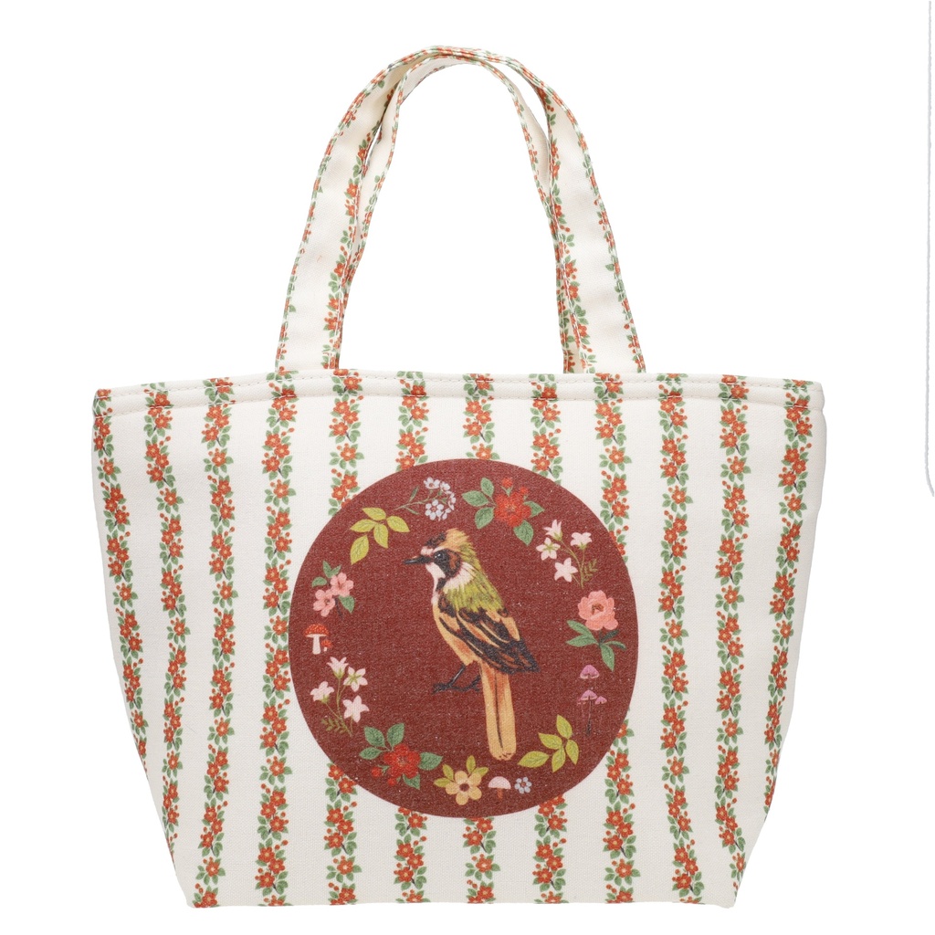 LUNCH BAG TRAPEZE ISOTHERME COTON BALADE EN FORET