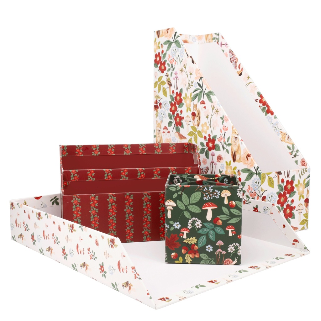 SET ORGANISATEUR DE BUREAU BALADE EN FORET