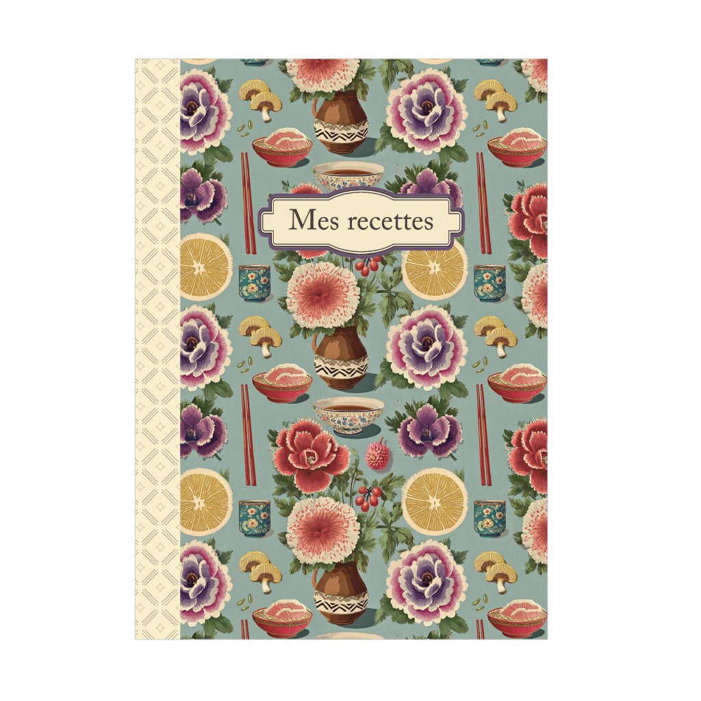 CAHIER A THEME 48 PAGES 15 X 21 CM - MES RECETTES 2