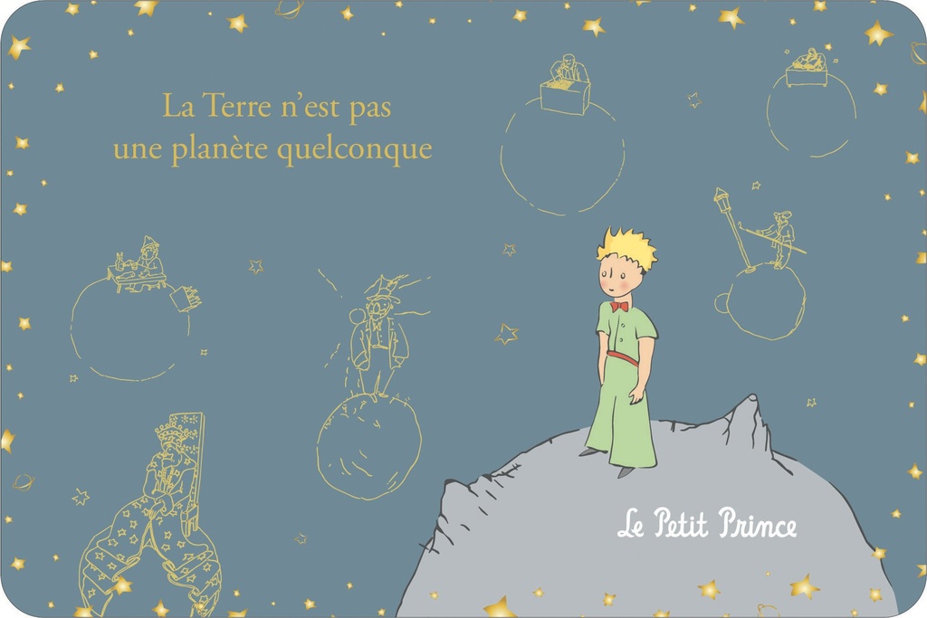 CARTE SIMPLE LE PETIT PRINCE 10 X 15 H CLASSIQUE