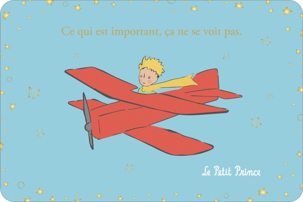 CARTE SIMPLE LE PETIT PRINCE 10 X 15 H CLASSIQUE