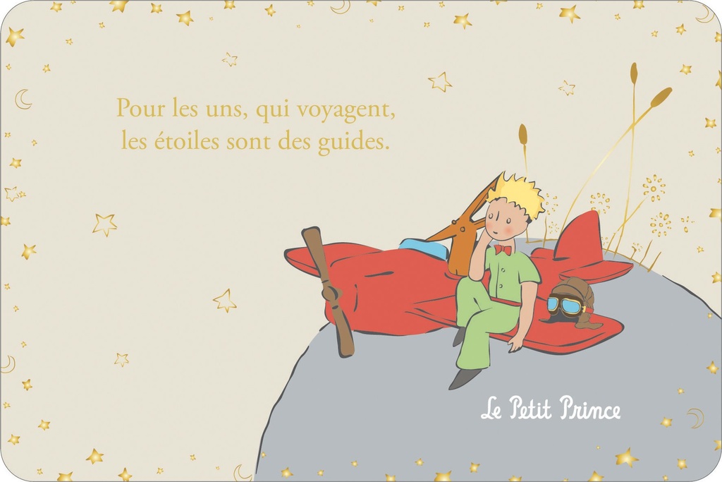 CARTE SIMPLE LE PETIT PRINCE 10 X 15 H CLASSIQUE