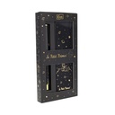 STYLO CAPUCHON ET ETUI PU EN BOITE CADEAU  LE PETIT PRINCE NOIR DORE