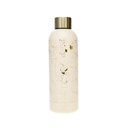 BOUTEILLE 500 ML AVEC MARQUAGE A CHAUD LE PETIT PRINCE BLANC DORE