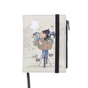 NB LIGNE A6 POCHETTE PU RECYCLE BUG ART CHATS VELO