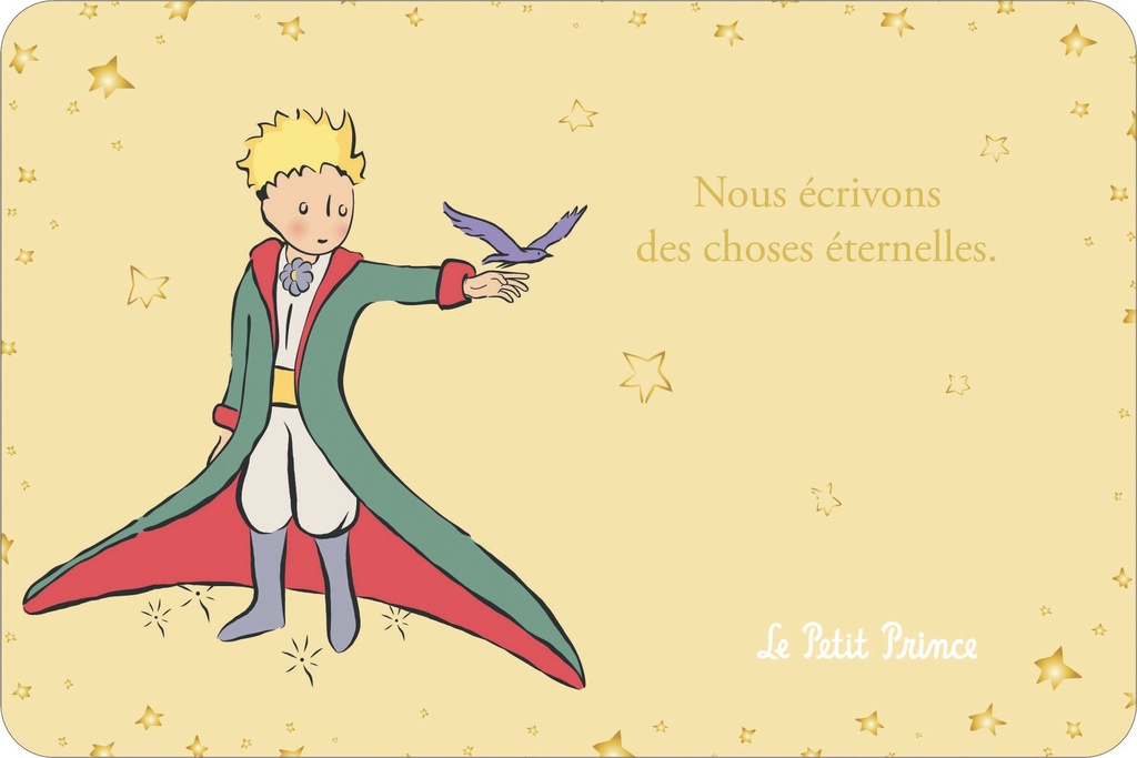 CARTE SIMPLE LE PETIT PRINCE 10 X 15 H CLASSIQUE