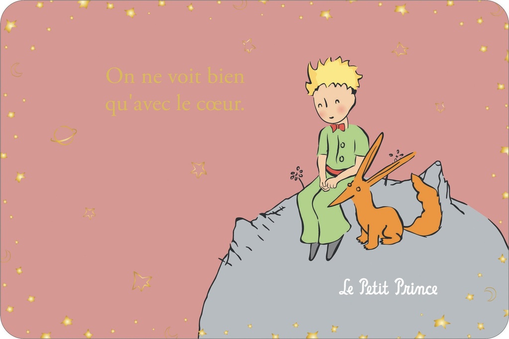 CARTE SIMPLE LE PETIT PRINCE 10 X 15 H CLASSIQUE
