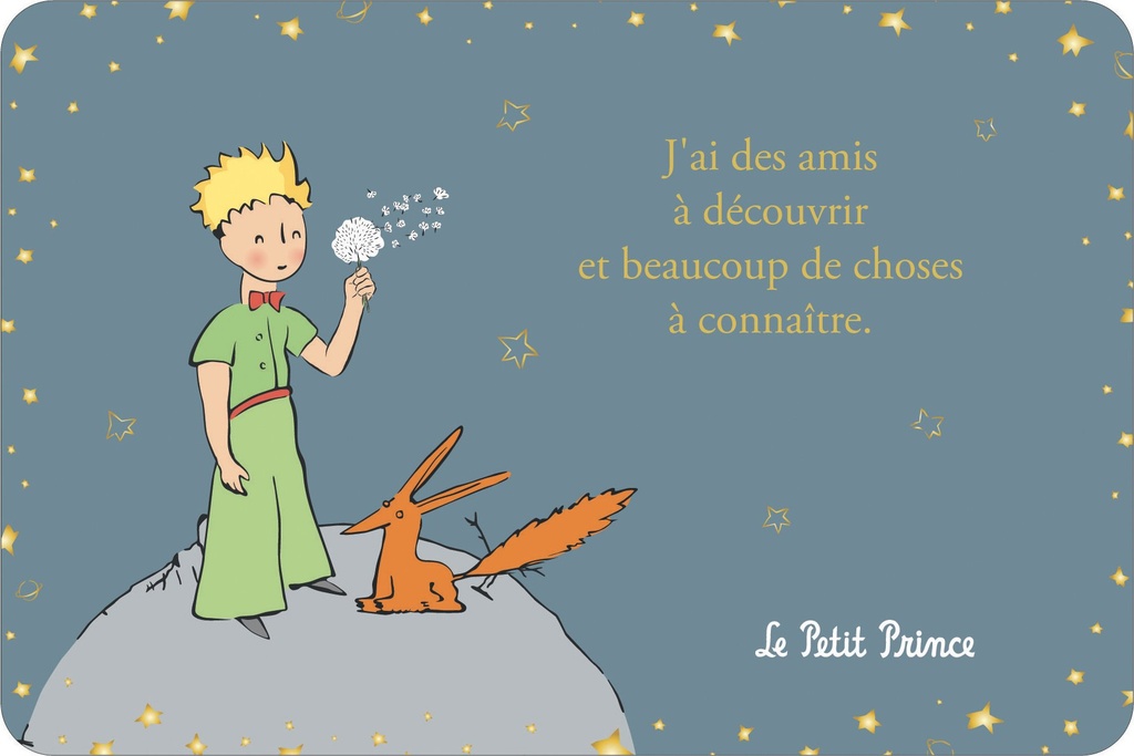 CARTE SIMPLE LE PETIT PRINCE 10 X 15 H CLASSIQUE